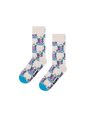 【春夏款】Happy Socks潮牌百搭个性可爱小猪ins袜子时尚中筒袜