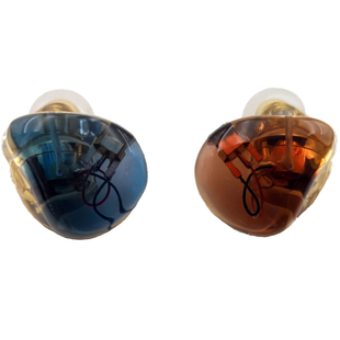 琥珀水晶树脂宝石入耳式耳机时尚超重低音炮人声双子座黄鹂耳塞