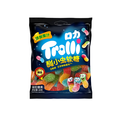 德国口力酸小虫爆酸软糖