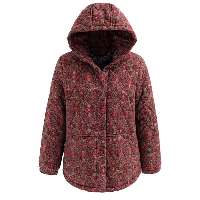中老年棉衣女纯棉冬天棉服大码厚
