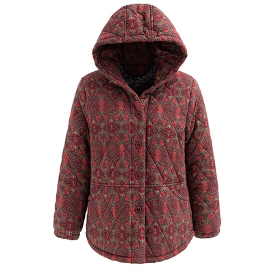 中老年棉衣女纯棉冬天棉服大码厚