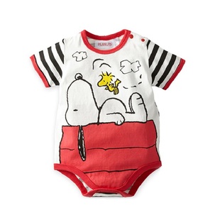 初生儿连体衣服春夏婴儿衣服0岁6纯棉9迪尼男宝女宝三角哈衣3月薄