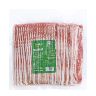 绿叶秋实精选培根烟熏培根碎肉早餐三明治披萨手抓饼意面烘焙商用