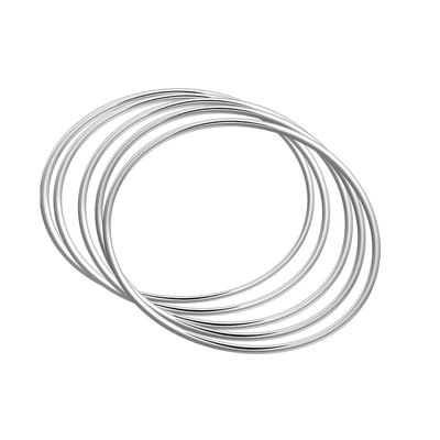 老银匠999环环闭口手镯时尚女