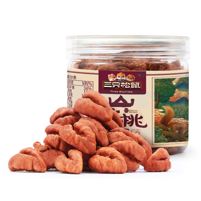 三只松鼠_罐装山核桃仁100g