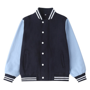 合肥师范附小附属小学套装校服藏青拼湖蓝棒球服肥东分校夏装冬装