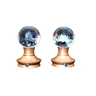 莲花灯供佛灯led佛前长明灯家用佛堂充电水晶招财供佛神灯荷花灯