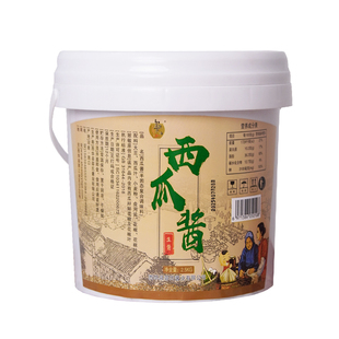 西瓜酱豆5斤桶装酒店专用农家自制河南特产拌面酱调味下饭豆瓣酱