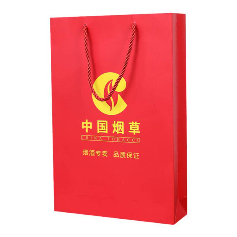 烟草香烟牛皮纸袋手提袋购物袋