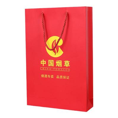 烟草香烟牛皮纸袋手提袋购物袋