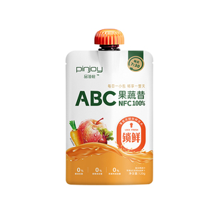 pinjoy品佳悦100%NFC果蔬昔复合果蔬汁饮料混合口味五连包