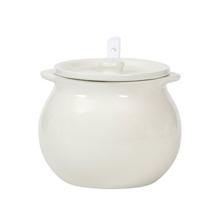 陶瓷猪油罐家用耐高温带盖装荤油的容器厨房大容量辣椒油调料罐子