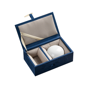 张小凤 高档印章印泥一体盒 印章收纳盒子带印泥锦盒礼盒送礼高端公章私章篆刻书法礼物