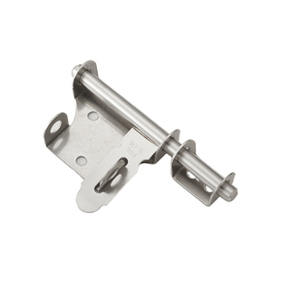 【优质】不锈钢插销防盗门栓加厚明装木门金属门左右门闩锁牌门牛