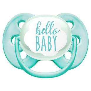 飞利浦新安怡安抚奶嘴3-6个月一岁以上新生婴儿全硅胶扁头日夜用