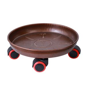 花盆托盘底座带轮圆形万向轮移动花盆架垫大号承重底部阳台大型