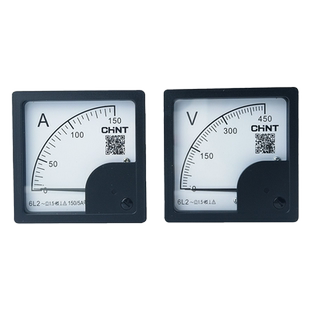 正泰电流表电压表6L2-A 450V6L2-A 6L2-HZ 6L2-cos 指针式电流表