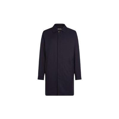 ZEGNA杰尼亚海军蓝夹克外套