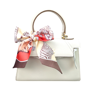 包提手柄丝巾女飘带窄细长条头巾真丝缠绕把手丝带绑包桑蚕丝领巾