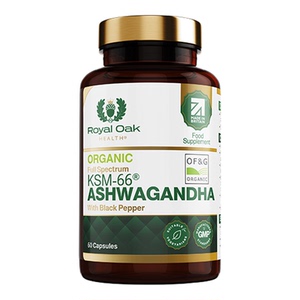 【预售3瓶装】皇家橡树有机KSM-66南非醉茄提取物皮质醇印度人参