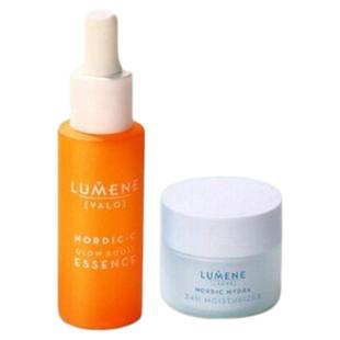 【早安焕亮保湿组合】LUMENE补水保湿极地面霜面霜小橙管精华液