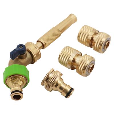 家用可调浇花洗车四分软管组套