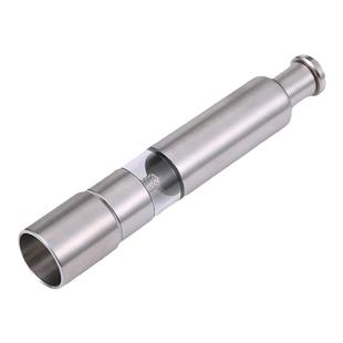 304不锈钢胡椒粉研磨器手动按压式磨粉瓶调料研磨瓶粗盐碾碎器