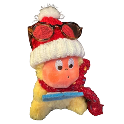 星星人娃衣新年小超人衣服毛绒挂件配饰件理发雪糕坏脾气头套眼镜