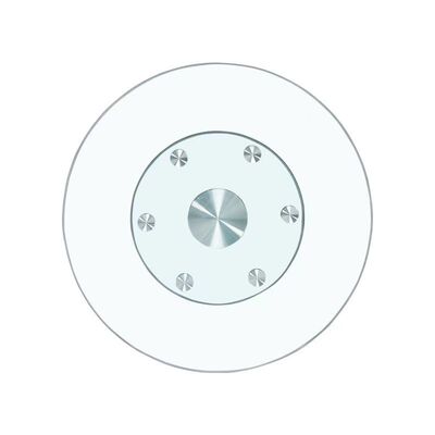 圆桌钢化玻璃转盘大圆桌面旋转转盘底座家用餐桌铝合金辅助轮转盘