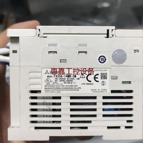 三菱PLCFX3SA14MRCM100240V输入