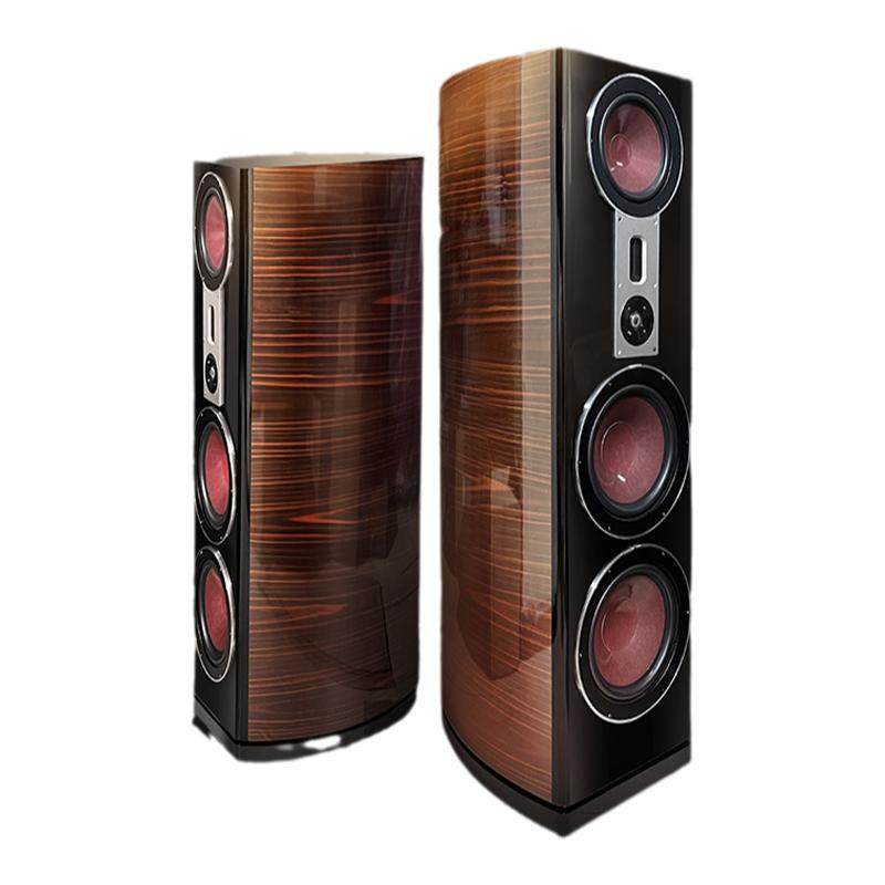 Balenald班龙298落地音箱hifi发烧音响进口工艺三分频双10寸低频