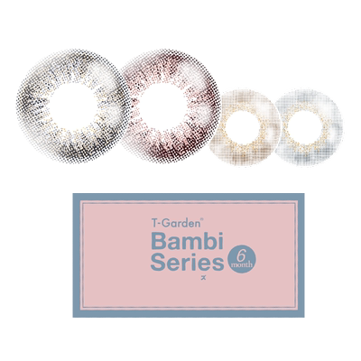 【淘宝秒杀】T-Garden Bambi美瞳迷濛灰半年抛1片*2盒隐形眼镜