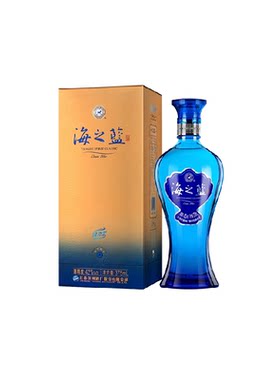 洋河海之蓝42度375ml绵柔型白酒