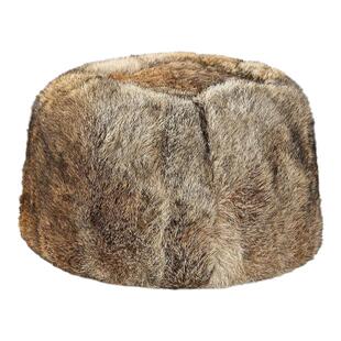 中老年人皮草帽子男秋冬季兔毛帽子加厚户外保暖东北帽老人爸爸帽