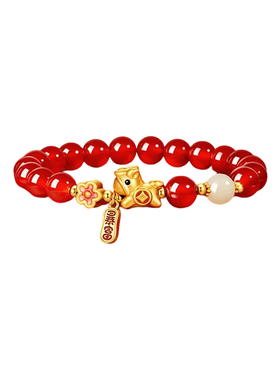 中国珠宝马年新年手链项链耳钉女