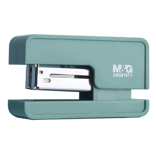 晨光迷你小号订书机订书器学生用便捷式小号款型钉书机多功能订书装订机手动简约纯色系列家用定书机外卖打包