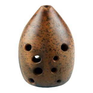 冯氏陶埙正品十孔双腔熏烧珍品梨形埙专业演奏级民族乐器