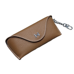 真皮挂包~高级感抗压便携墨镜收纳包太阳镜眼镜盒男女通用眼镜袋