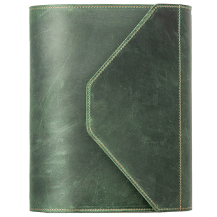 手工复古牛皮本 三折活页夹手帐本多功能旅行日记本真皮记事本A6