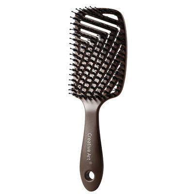 咖啡渣环保材质蓬松高颅顶梳子