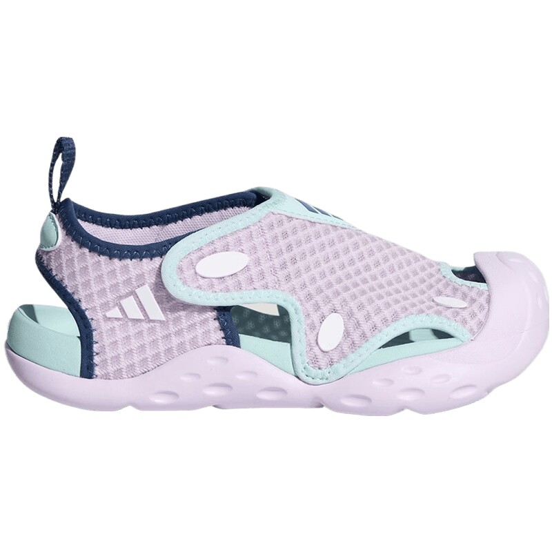 adidas阿迪达斯小童鞋海浪星透气网眼休闲凉鞋LA2702