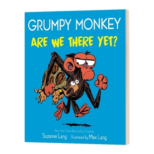 英文原版 Grumpy Monkey Are We There Yet 暴怒猴 我们到了吗 幼儿情绪管理绘本 纸板书 英文版 进口英语原版书籍儿童图书