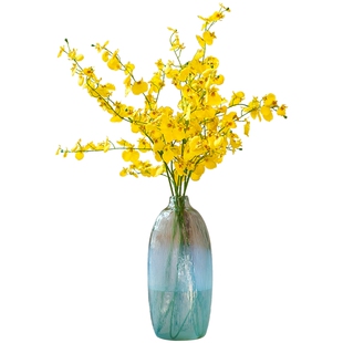 掬涵春色文心兰仿真花跳舞兰花装饰摆件花艺套装桌面清新礼物