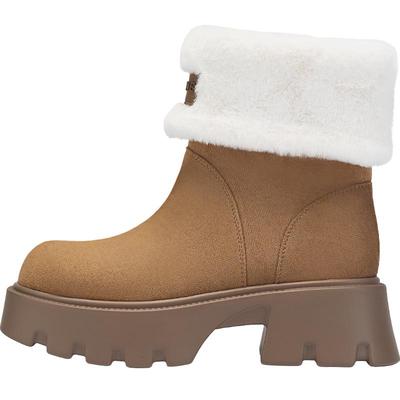 达芙妮加绒加厚保暖雪地靴