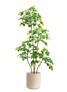 仿真绿植幸福树高端轻奢落地摆件