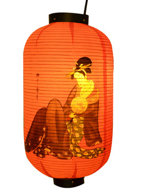 灯笼料理日本浮世绘美人图时尚