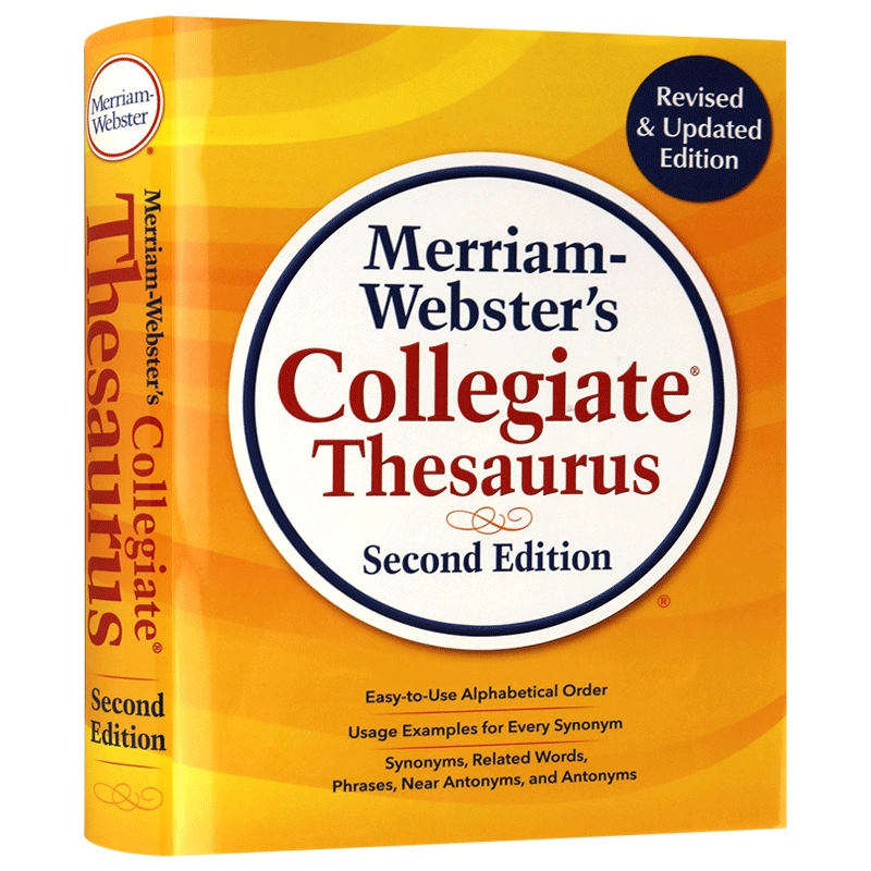 英文原版 Merriam-Webster's Collegiate Thesaurus Newest Edition 韦氏大学英语同义词词典 精装 英文版 进口原版英语书籍