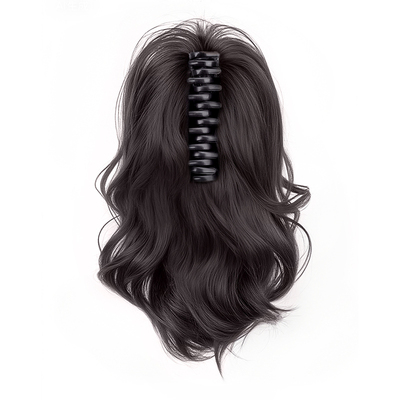 花若汐喷泉人鱼卷高马尾假发抓夹