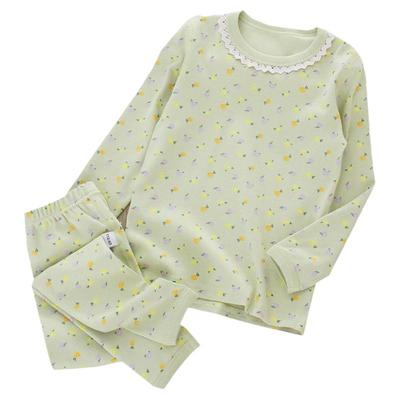 A类女童纯棉加厚保暖内衣套装