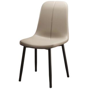 三梦家用靠背餐椅北欧轻奢高级餐桌椅现代简约铁艺椅子酒店专用椅